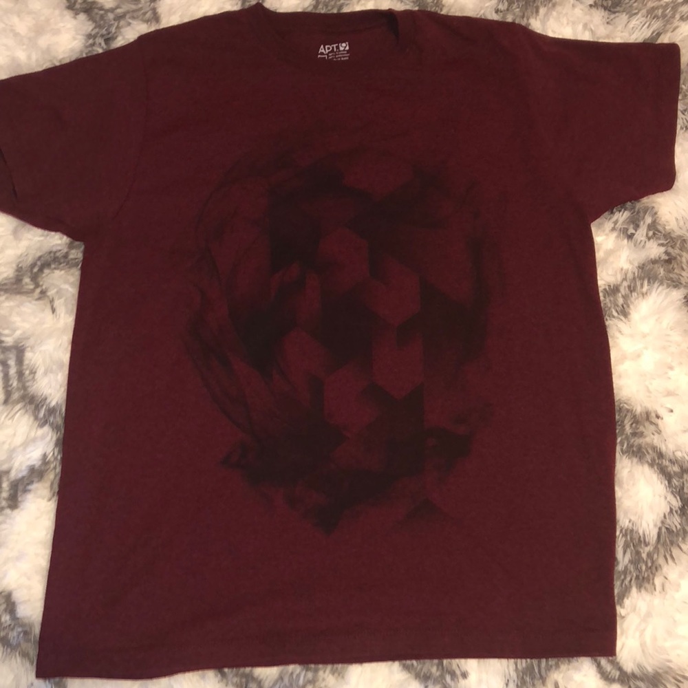 Red and Black graphic tee